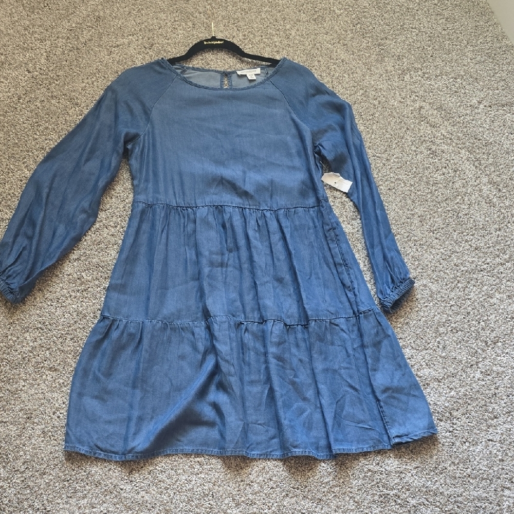 WOMENS BEACHLUNCHLOUNGE JEAN DRESS SIZE XS PERFECT FOR VACATION Nwt